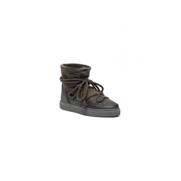 Ghete dama  303116231 - Piele naturala - Gri