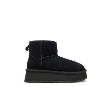 Ghete dama  304215087 - Piele naturala - 40 EU - Negru