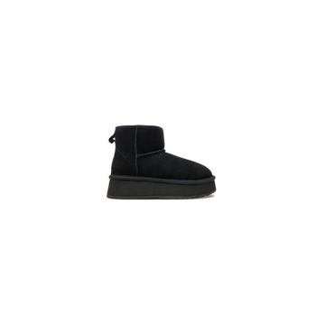 Ghete dama  304215087 - Piele naturala - 40 EU - Negru