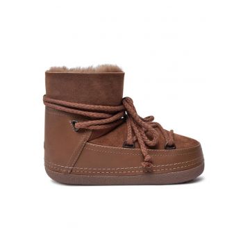 Ghete dama  304362521 - Piele naturala - 40 EU - Maro