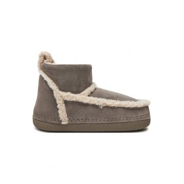 Ghete dama  304362606 - Piele naturala - Gri