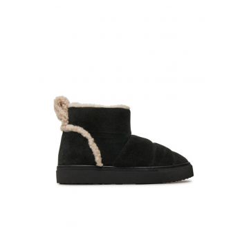 Ghete dama  304363023 - Piele naturala - Negru - Negru