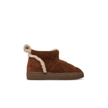 Ghete dama  304363030 - Piele naturala - Maro - Maro