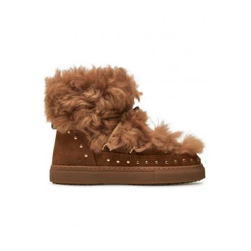Ghete dama  304363092 - Piele naturala - Maro