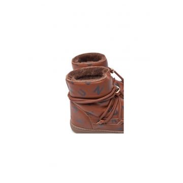 Ghete dama  304363528 - Piele naturala - Maro