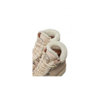 Ghete dama  304422546 - Piele naturala - Bej