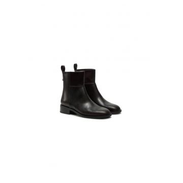 Ghete dama  304622861 - Piele naturala - Maro