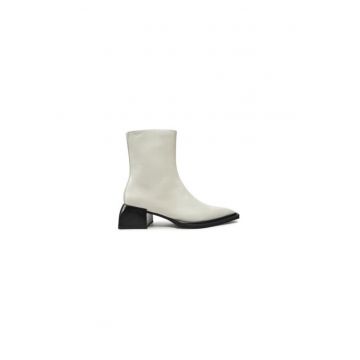 Ghete dama  304624759 - Piele naturala - Bej