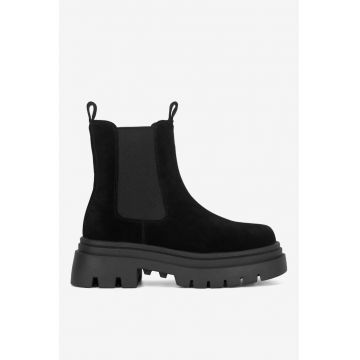Ghete dama  5905588841838 - Piele intoarsa - Negru