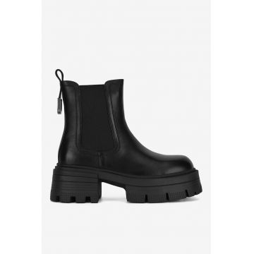 Ghete dama  5905588841906 - Piele naturala - Negru