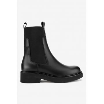 Ghete dama  5905588844402 - Piele naturala - Negru