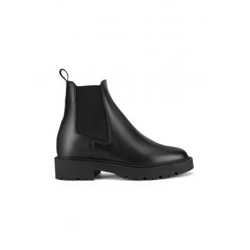 Ghete dama  5905588856214 - Piele naturala - Negru - Negru