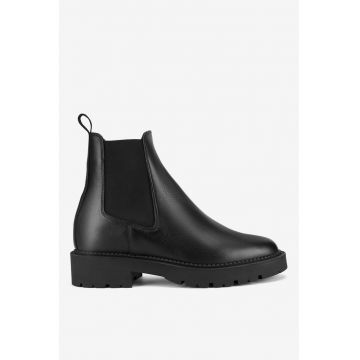 Ghete dama  5905588856214 - Piele naturala - Negru