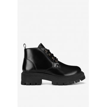 Ghete dama  5905588856290 - Piele naturala - Negru