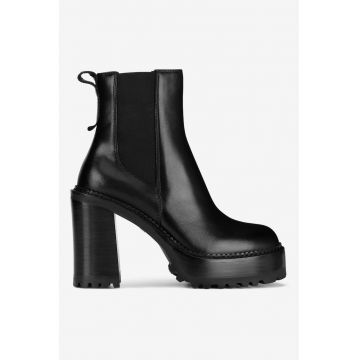 Ghete dama  5905588881469 - Piele naturala - Negru