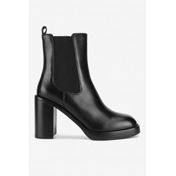 Ghete dama  5905588881698 - Piele naturala - Negru