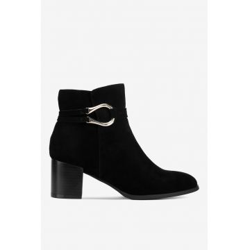 Ghete dama  5905588884927 - Piele intoarsa - Negru
