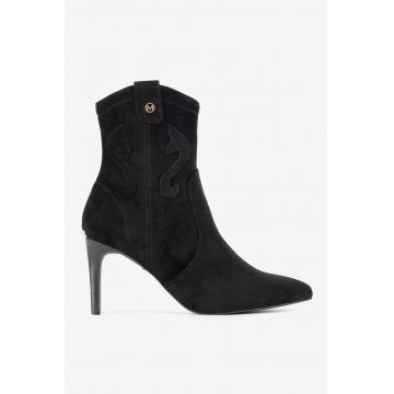 Ghete dama  5905588894667 - Piele intoarsa - Negru