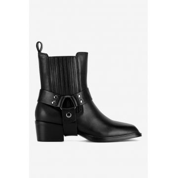 Ghete dama  5905588904717 - Piele naturala - Negru