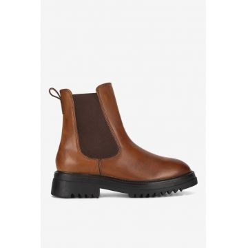 Ghete dama  5905588911456 - Piele naturala - Maro