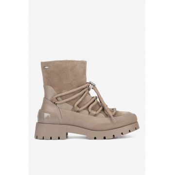 Ghete dama  5905588925958 - Piele intoarsa - Bej
