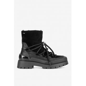 Ghete dama  5905588925965 - Piele intoarsa - Negru