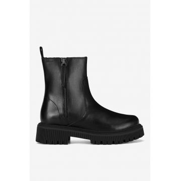 Ghete dama  5905588934547 - Piele naturala - Negru