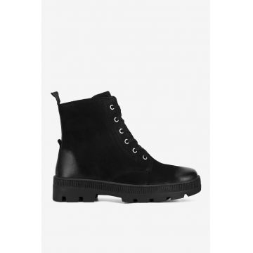 Ghete dama  5905588936626 - Piele naturala - Negru