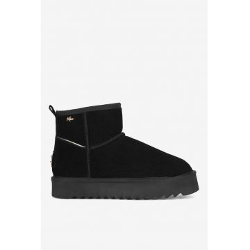 Ghete dama  5905588940371 - Piele intoarsa - Negru