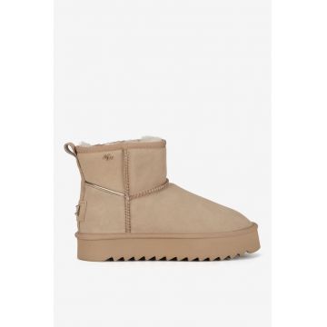 Ghete dama  5905588940388 - Piele intoarsa - Bej