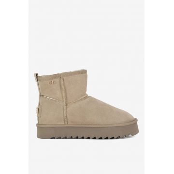 Ghete dama  5905588940395 - Piele intoarsa - Bej
