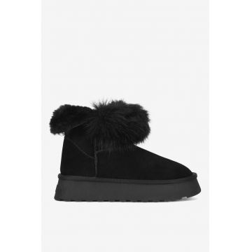 Ghete dama  5905588957133 - Piele intoarsa - Negru