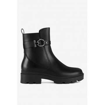 Ghete dama  5905588968191 - Piele naturala - Negru