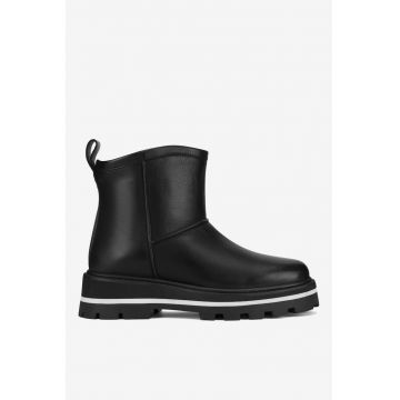 Ghete dama  5905588986478 - Piele naturala - Negru
