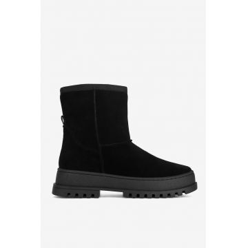 Ghete dama  5905588992882 - Piele intoarsa - Negru