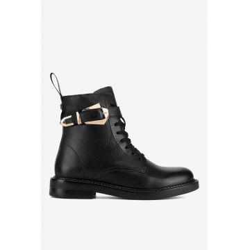 Ghete dama  5905588996736 - Piele naturala - Negru