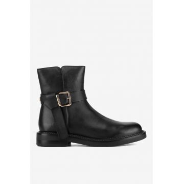 Ghete dama  5905588996972 - Piele naturala - Negru