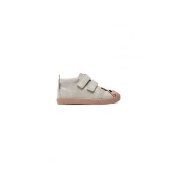 Ghete fete  304293580 - Piele naturala - Argintiu