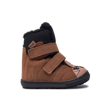 Ghete fete  304294242 - Piele naturala - Maro