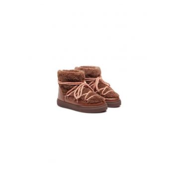 Ghete fete  304363467 - Piele naturala - Maro