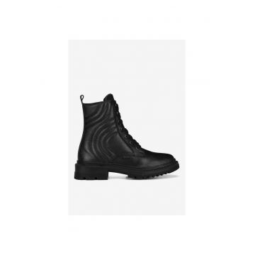 Ghete fete  5905588884729 - Piele naturala - Negru