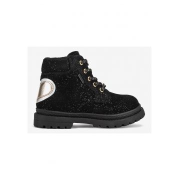 Ghete fete  5905588934479 - Piele intoarsa - Negru