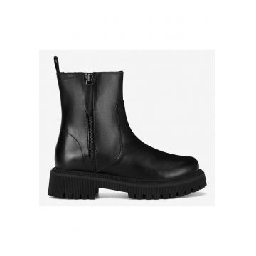 Ghete fete  5905588934547 - Piele naturala - Negru