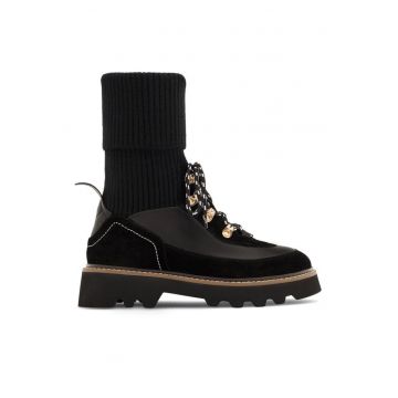 Botine dama -  590558810169738 - Piele naturala - Negru