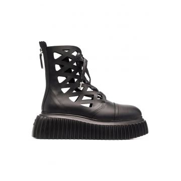 dama -  Piele - AGL - Negru