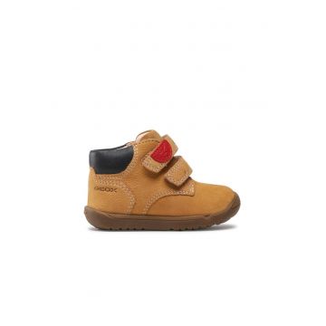 Ghete baieti  208495516 - Piele naturala - 18 EU - Maro