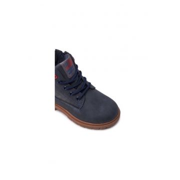 Ghete baieti  304748028 - Piele ecologica - 34 EU - Albastru