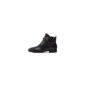 Ghete dama  200470856 - Piele naturala - 39 EU - Negru