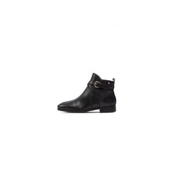 Ghete dama  200470856 - Piele naturala - 40 EU - Negru
