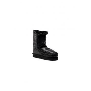 Ghete dama  207807907 - Piele naturala - 37 EU - Negru